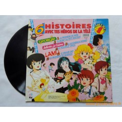 6 histoires avec tes héros de la télé volume 4 - disque 33t