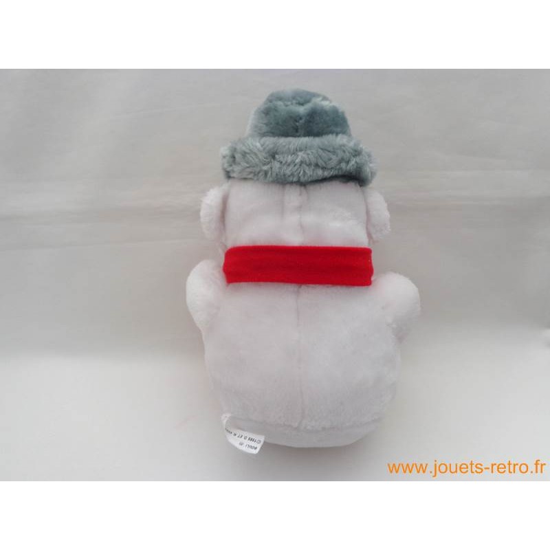 Peluche Bouli le bonhomme de neige 26 cm - jouets rétro jeux de société  figurines et objets vintage