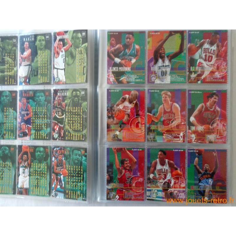 Album cartes NBA Fleer 9596 série 1 COMPLET jouets rétro jeux de