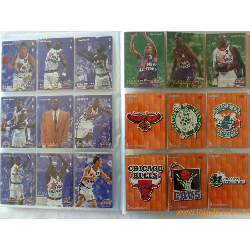 Album cartes NBA Fleer 9596 série 1 COMPLET jouets rétro jeux de