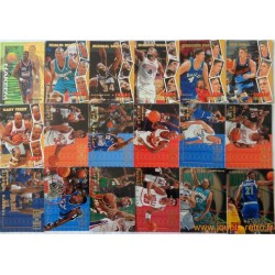 Lot 132 cartes NBA Fleer 95-96 série 2