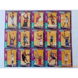 Set 25 cartes "You crash the game" NBA Upper Deck Collector's Choice 95-96 série 1 françaises
