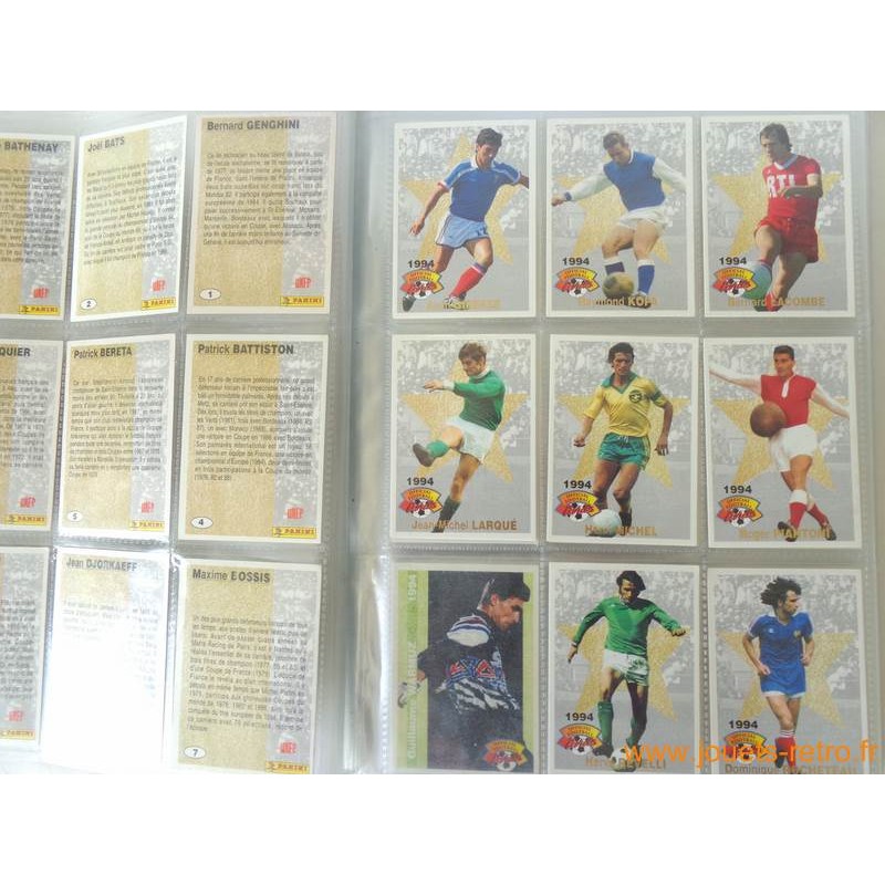Album 263 cartes Panini foot 1994 - jouets rétro jeux de société figurines  et objets vintage