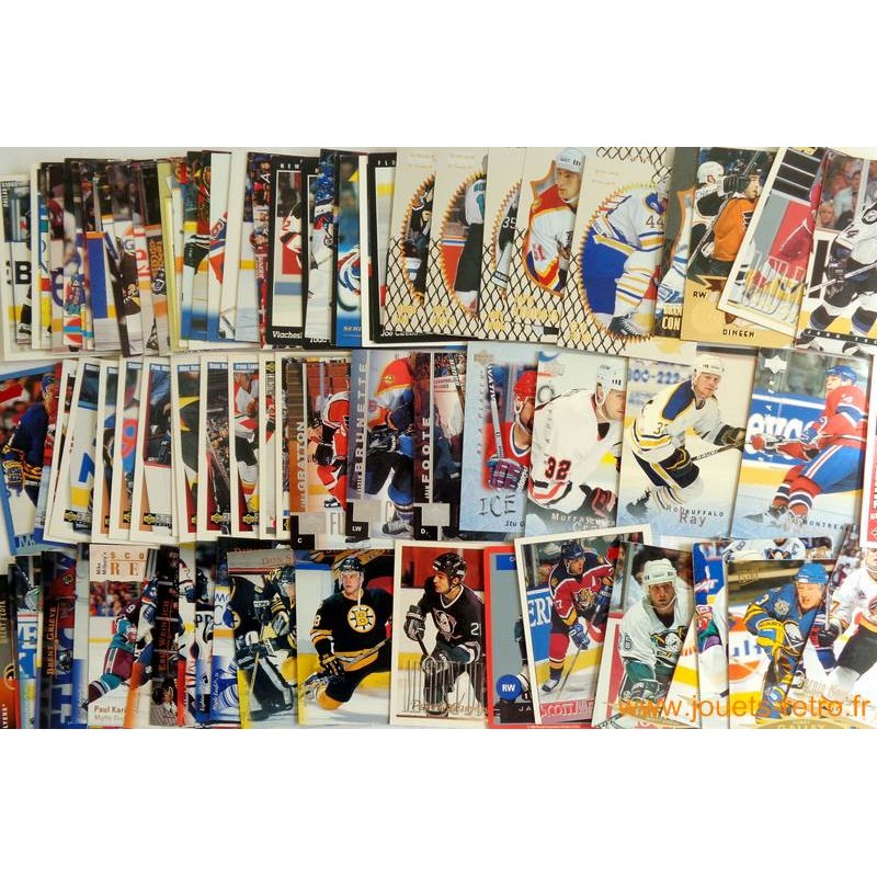 Lot 130 cartes Hockey NHL 94-98 - jouets r?�tro jeux de soci?�t?� figurines et objets vintage