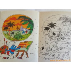 Livre de coloriage "Schtroumpfs" n° 4 1979