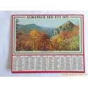 Almanach des PTT 1972 "Auvergne / canards"