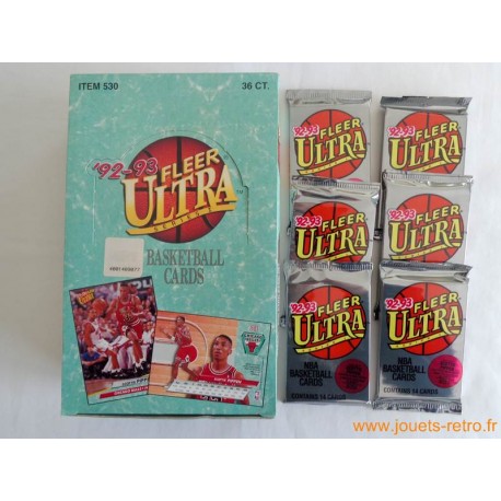 Paquet cartes NBA Fleer Ultra 92-93 séries 1 Basketball
