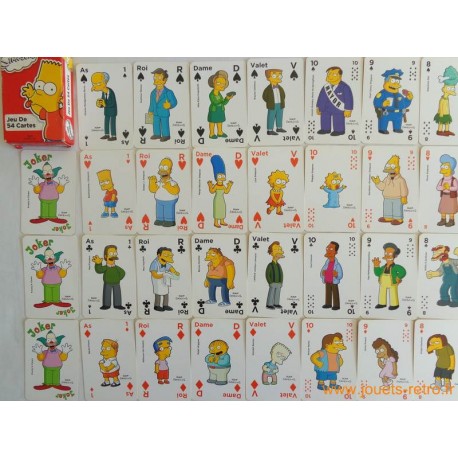 jeu de cartes "Les Simpsons"