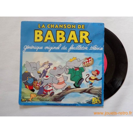 La chanson de Babar - disque 45t