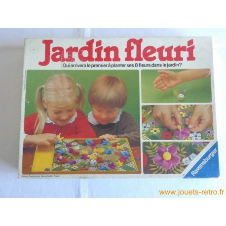 Jardin fleuri - jeu Ravensburger 1985