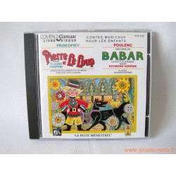 cd "Pierre et le loup" et "Babar"