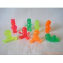 "Les Babies" lot de 8 figurines translucides