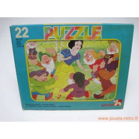 Blanche Neige Puzzle Disney Nathan 1986