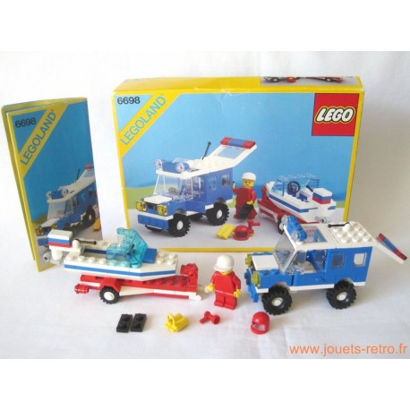 4x4 et hors-bord Lego 6698