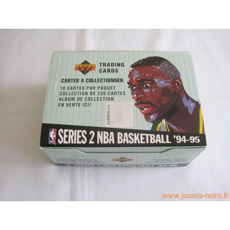 Paquet cartes NBA Upper Deck 94-95 série 2 Basketball - jouets rétro jeux  de société figurines et objets vintage