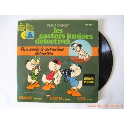 Les castors juniors détectives - 45T Livre disque vinyle 