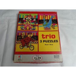 Trio 3 Puzzles cirque - MB 1973