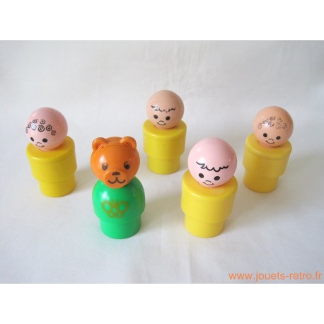 Lot de 5 grands personnages Fisher Price
