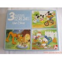 Boite 3 Puzzles Walt Disney Nathan 1987