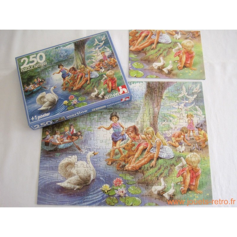 ② PUZZLE MARTINE 250 PIÈCES + POSTER NATHAN — Jouets