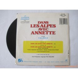 Dans les Alpes avec Annette - disque 45t