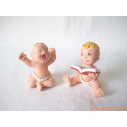 "Magic Babies" lot de 2 figurines