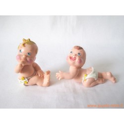 "Magic Babies" lot de 2 figurines