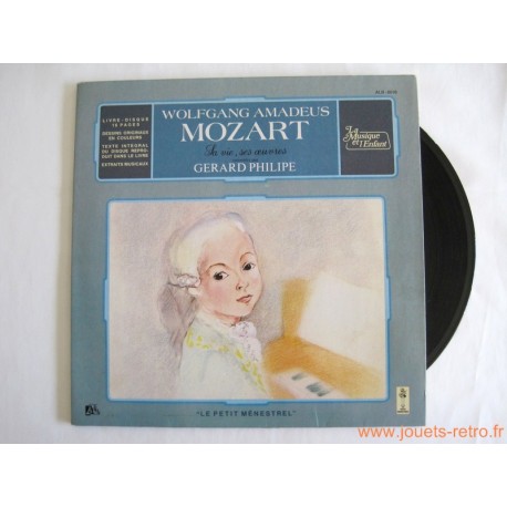 "Mozart" Sa vie, ses oeuvres - livre disque 33T