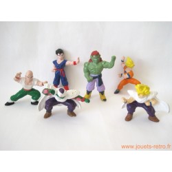 lot 6 figurines Dragon Ball Z "6 Super Guerriers" 1989 (coffret 7)