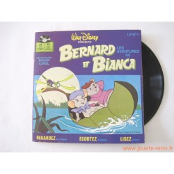 Bernard et Bianca - Livre disque 45t