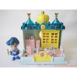 Sailor Mercure et sa mini bibliothèque Sailor Moon- Bandai 1992