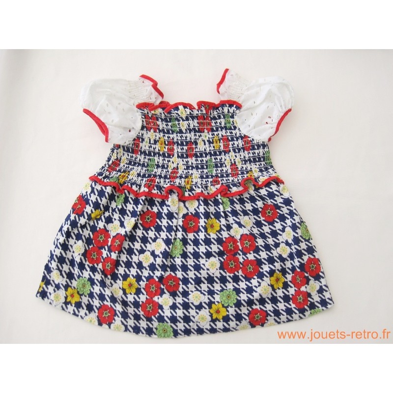 Robe à smocks enfant vintage