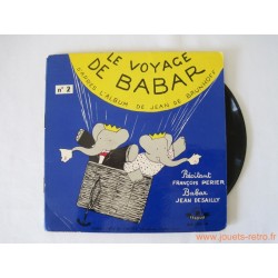 Le voyage de Babar - livre disque 45 T