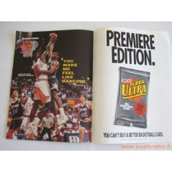 Magazine NBA Inside Stuff n°1 - carte Jordan Fleer