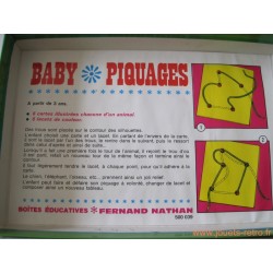 Baby Piquages - jeu Nathan 1971