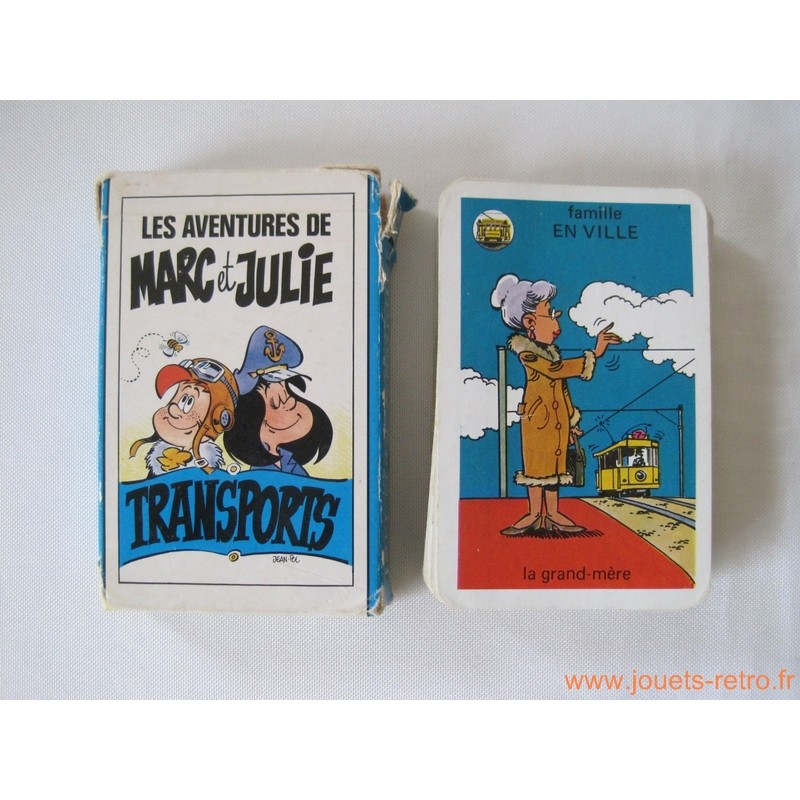 Jeu de 7 familles "Marc et Julie" Transports