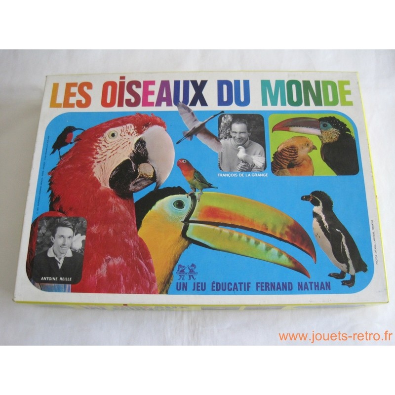 les oiseaux du monde - jeu Nathan 1971