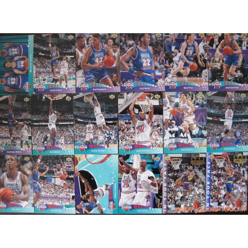 Lot 86 cartes NBA Upper Deck 92-93 VF