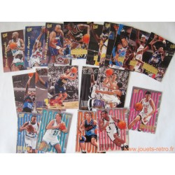 Lot 62 cartes NBA Fleer Skybox Flair UD 1996