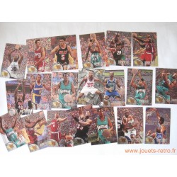 Lot 62 cartes NBA Fleer Skybox Flair UD 1996