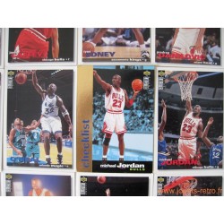 Lot 77 cartes NBA Upper Deck Collector's Choice 95-96 VF Jordan