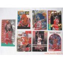 Lot 7 cartes NBA Michael Jordan