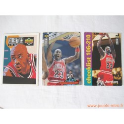 Lot 7 cartes NBA Michael Jordan