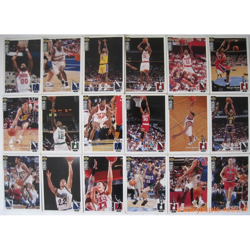 Lot 38 cartes NBA Upper Deck Collector's Choice 94-95 Série 2 VF