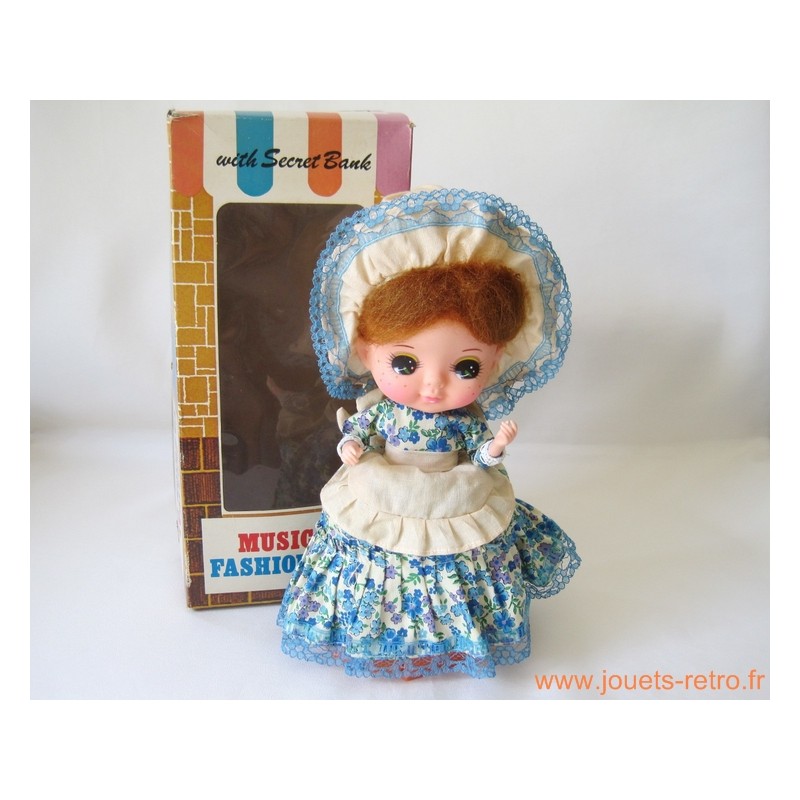 Poupee decorative musicale vintage