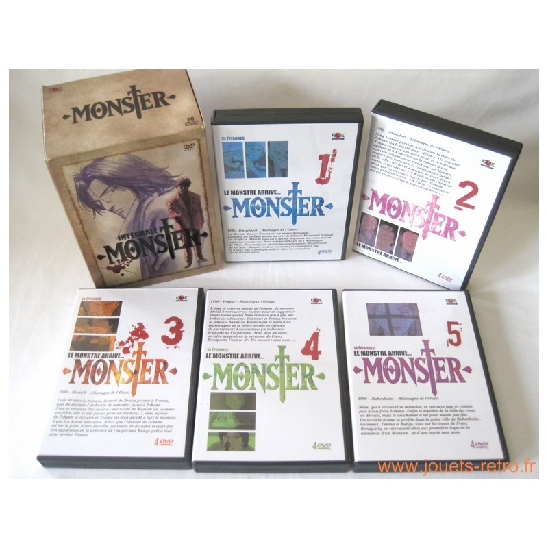 Coffret dvd Intégrale Monster