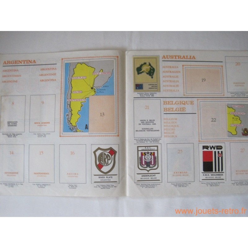 Album Panini Football Saison 1980 – Spécial Saint-Étienne – Avec 23 Vignettes !