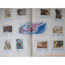 Album vignettes "Les animaux de la préhistoire" 1973