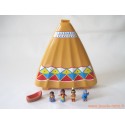 Tipi indiens style Polly Pocket