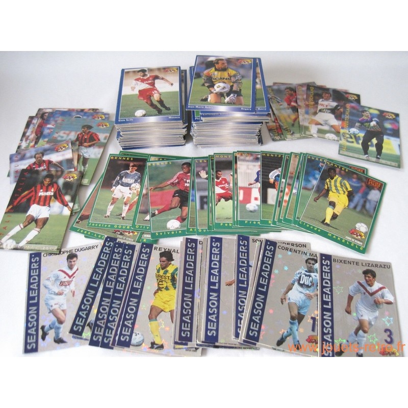 Lot 254 cartes panini football 1995